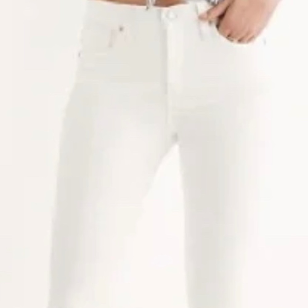 Madewell White Skinny Jeans